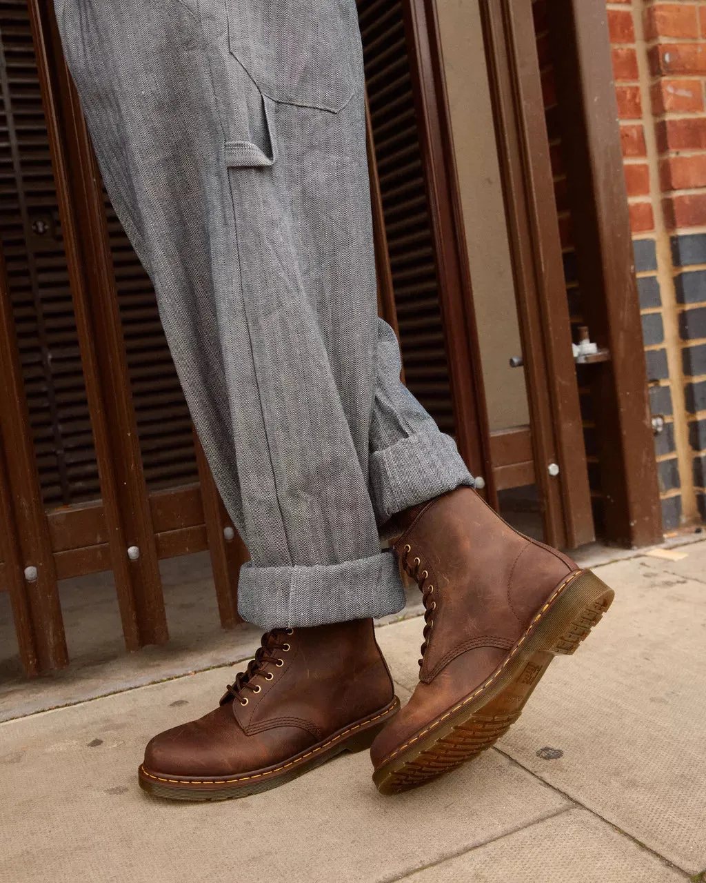 Bottes 1460 Gaucho Crazy Horse pour Homme en couleur Gaucho