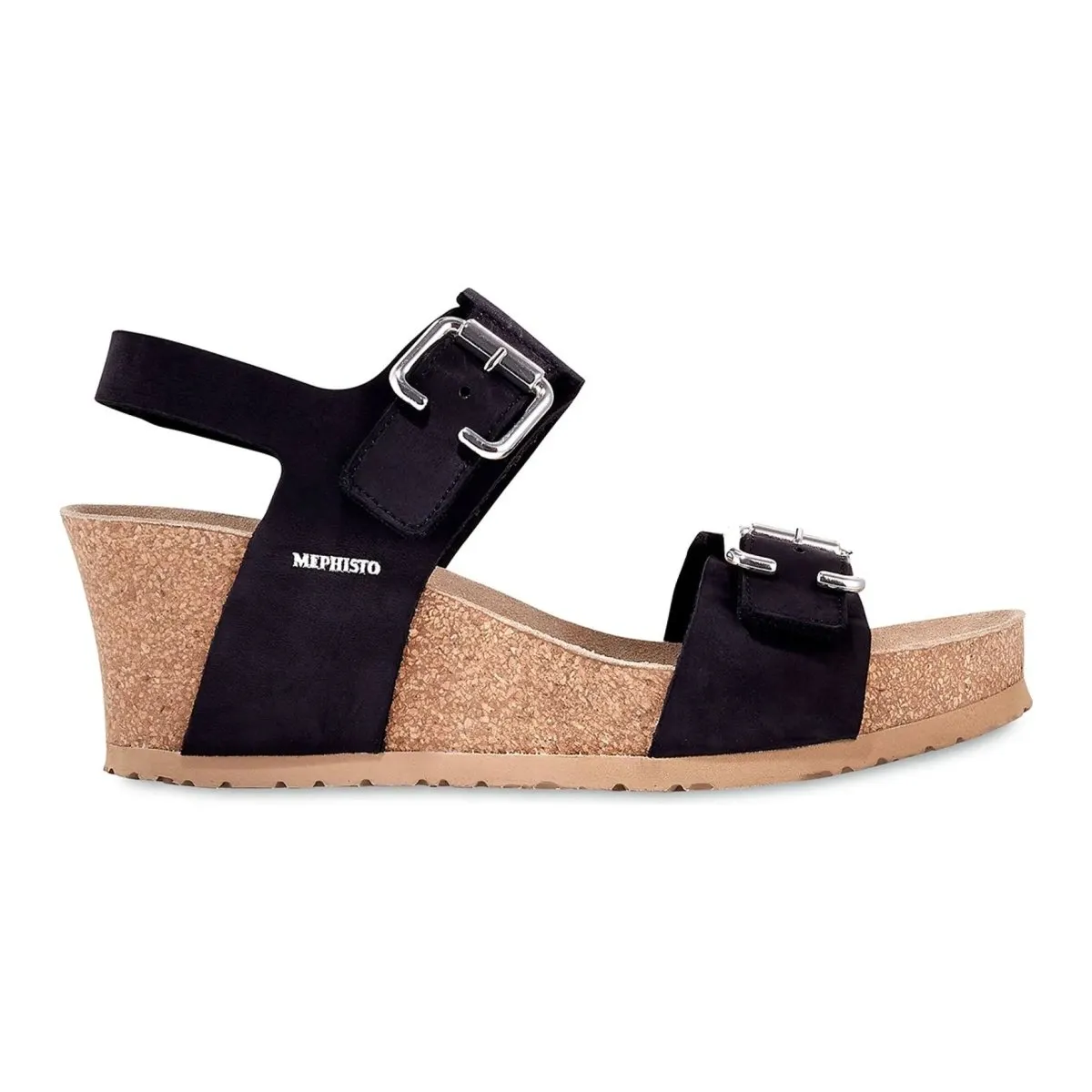 Chaussures Mephisto pour Femme Lissandra en Nubuck Noir