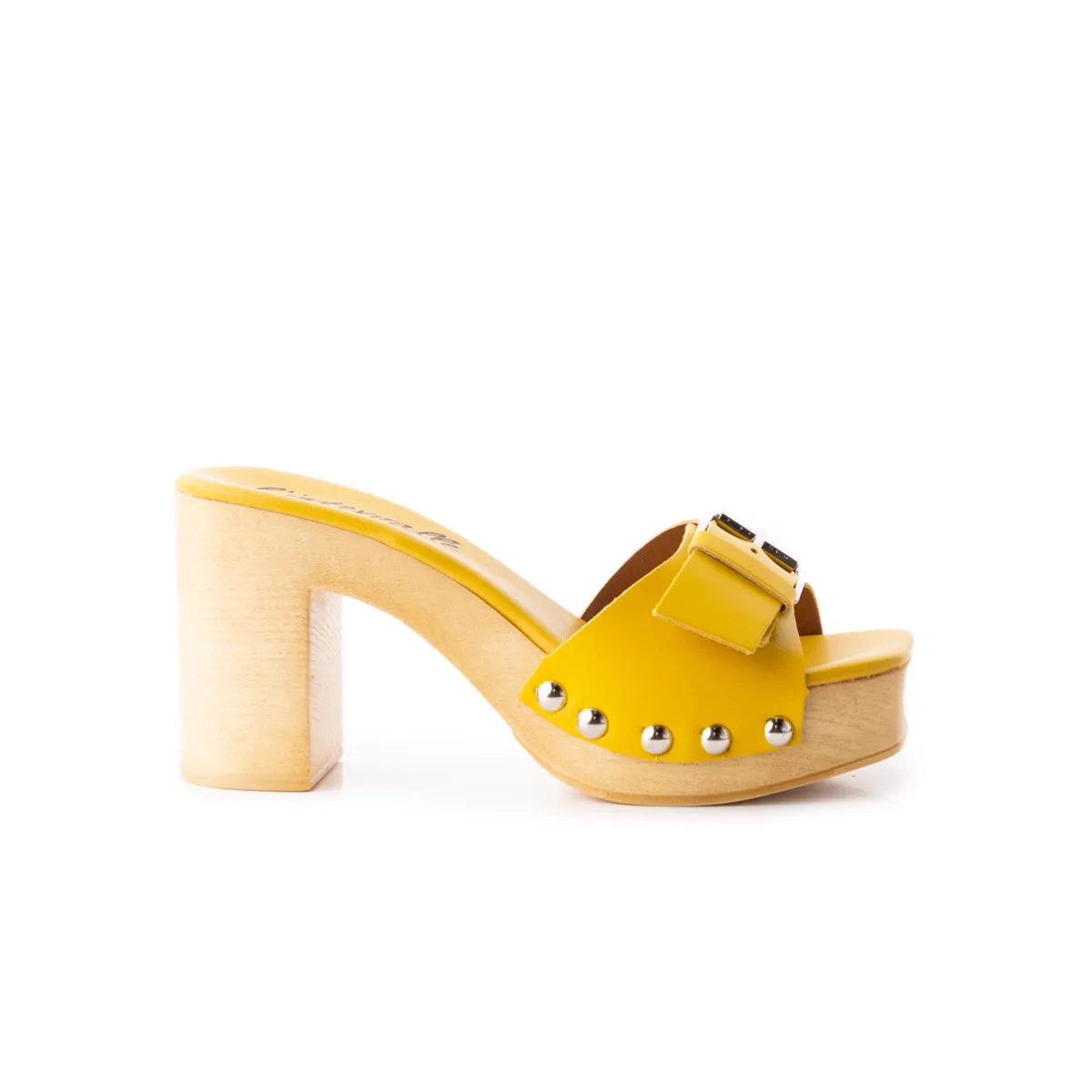 Micro Moutarde en Cuir