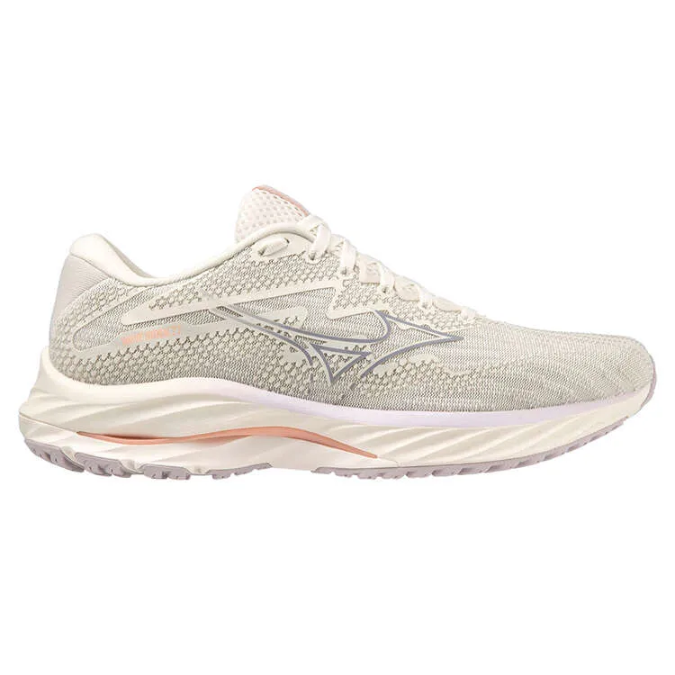 Mizuno Wave Rider 27 Femmes Blanc Orange