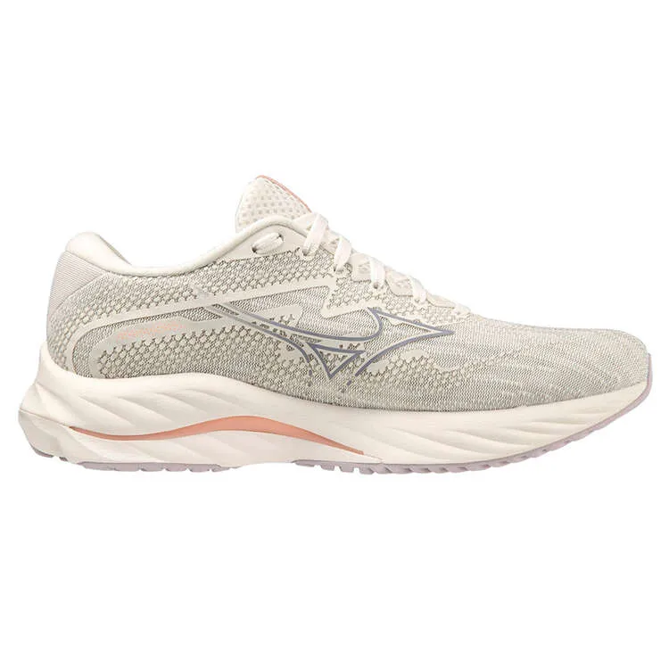 Mizuno Wave Rider 27 Femmes Blanc Orange