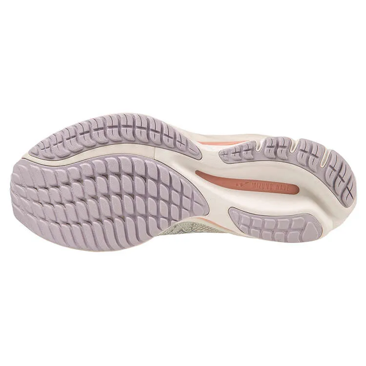 Mizuno Wave Rider 27 Femmes Blanc Orange