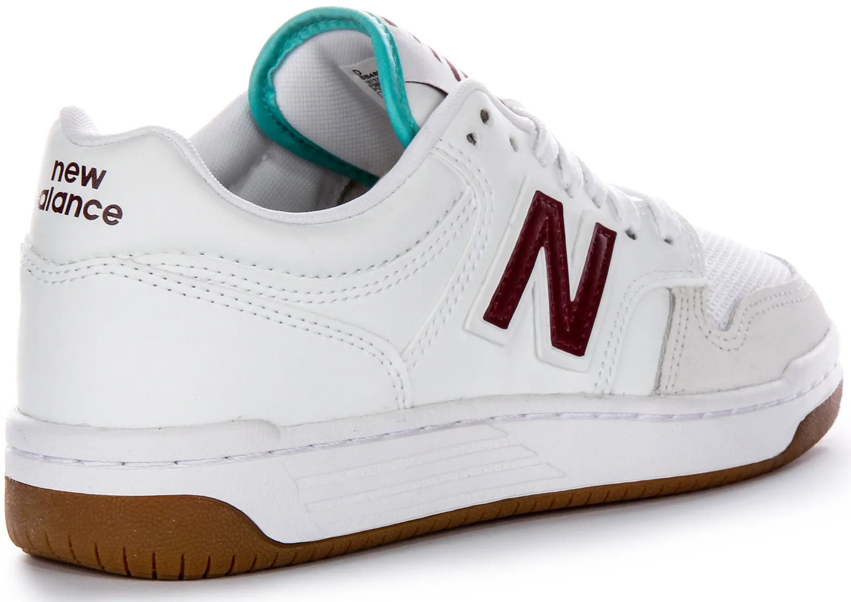 New Balance BB 480 LFT en blanc et bordeaux Chaussures New Balance