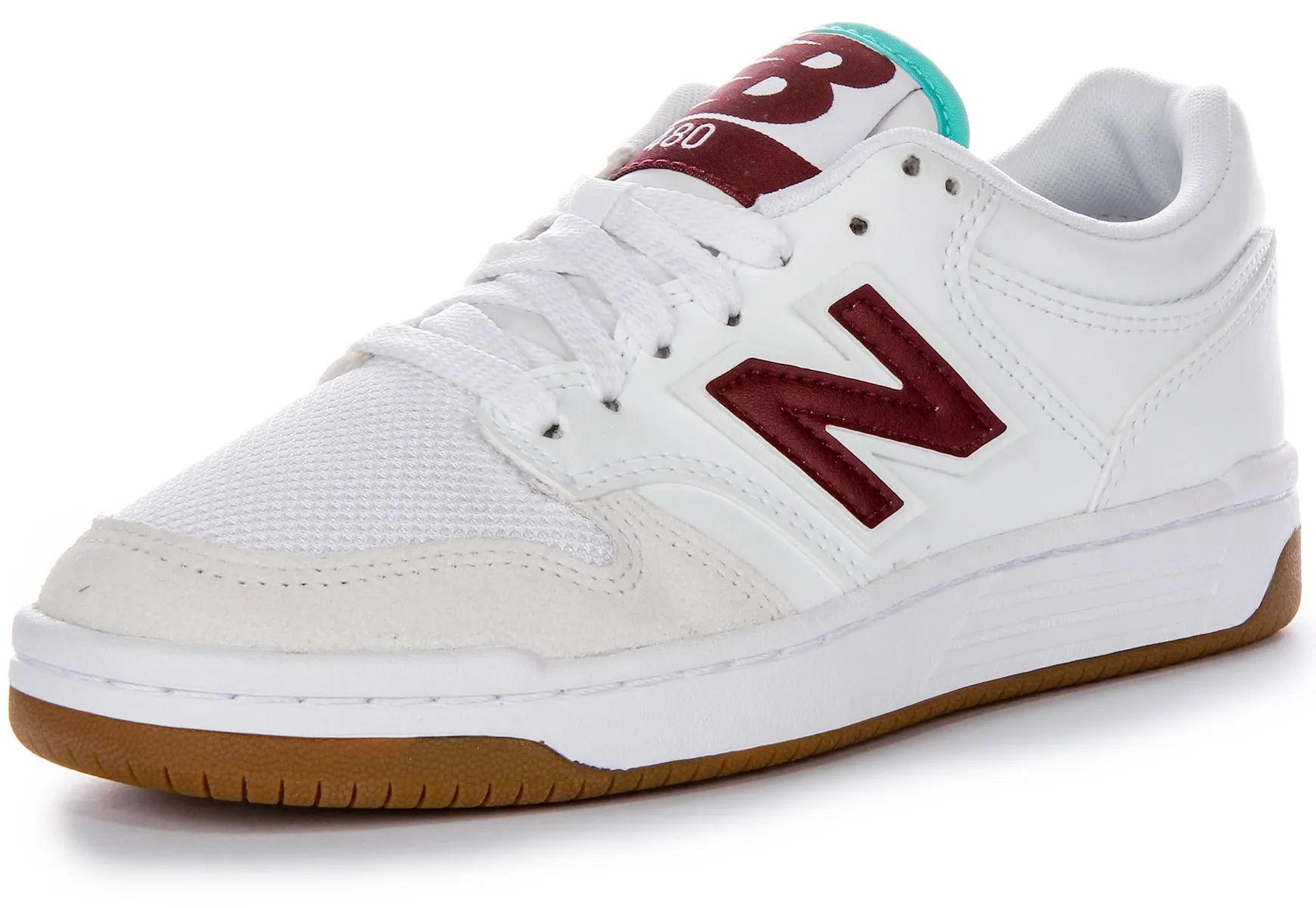 New Balance BB 480 LFT en blanc et bordeaux Chaussures New Balance