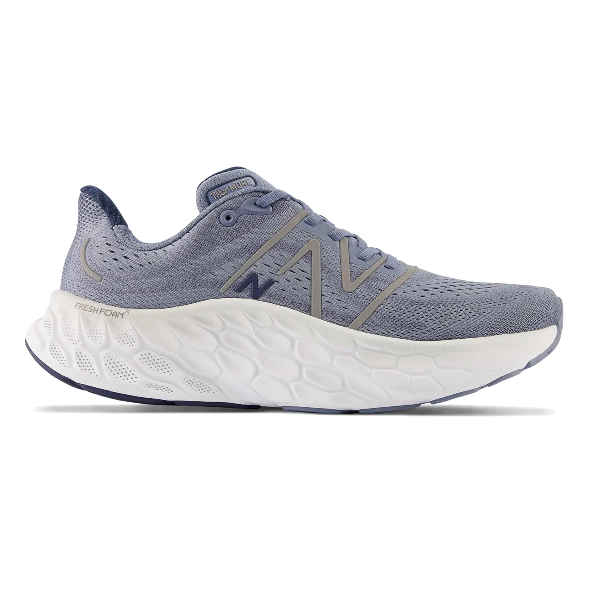 New Balance Fresh Foam X More V4 - Gris Arctique - Indigo Naturel