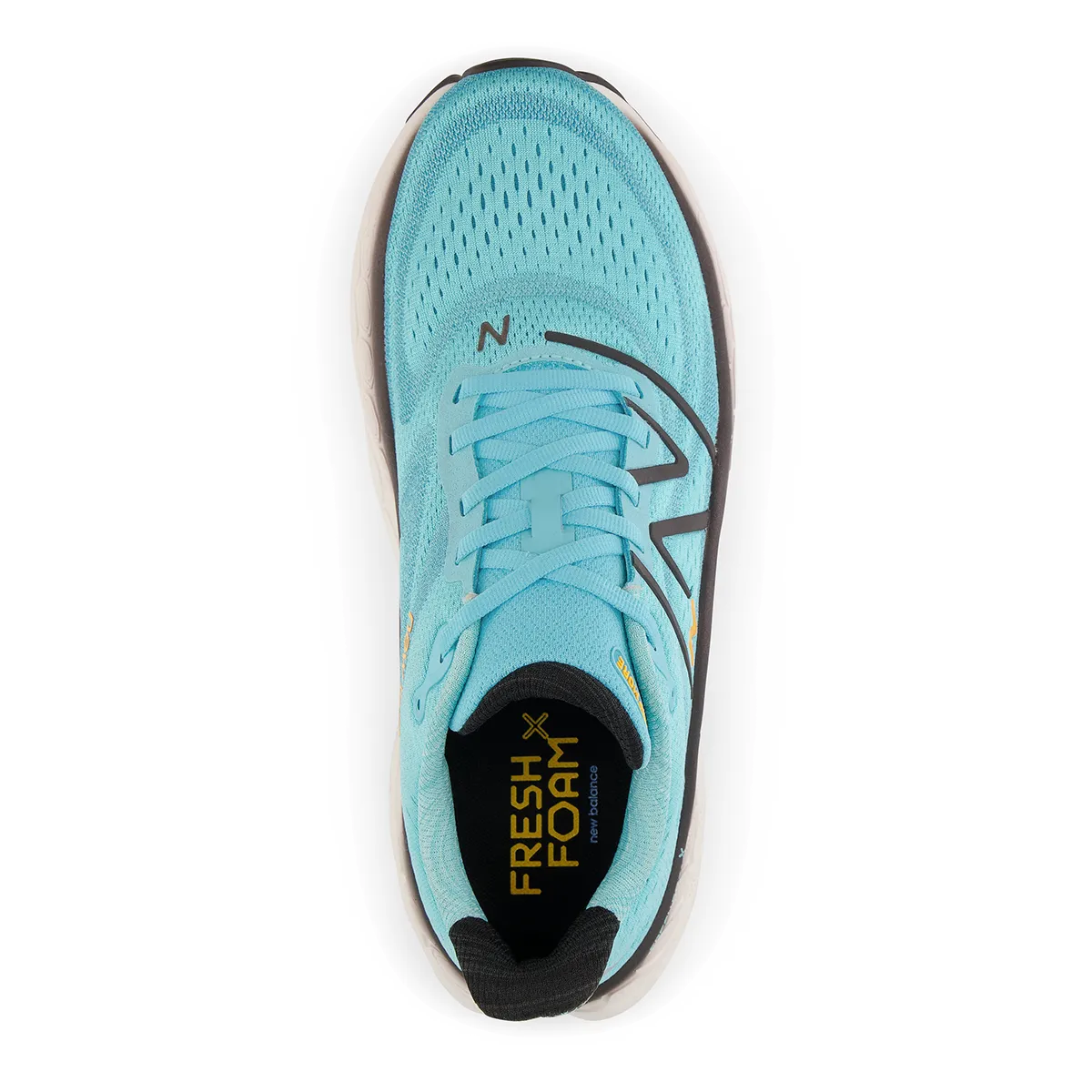 New Balance Fresh Foam X More V4 - Aqua d'été - Noir - Marigold éclatant