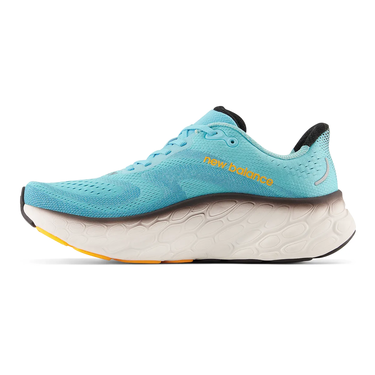 New Balance Fresh Foam X More V4 - Aqua d'été - Noir - Marigold éclatant