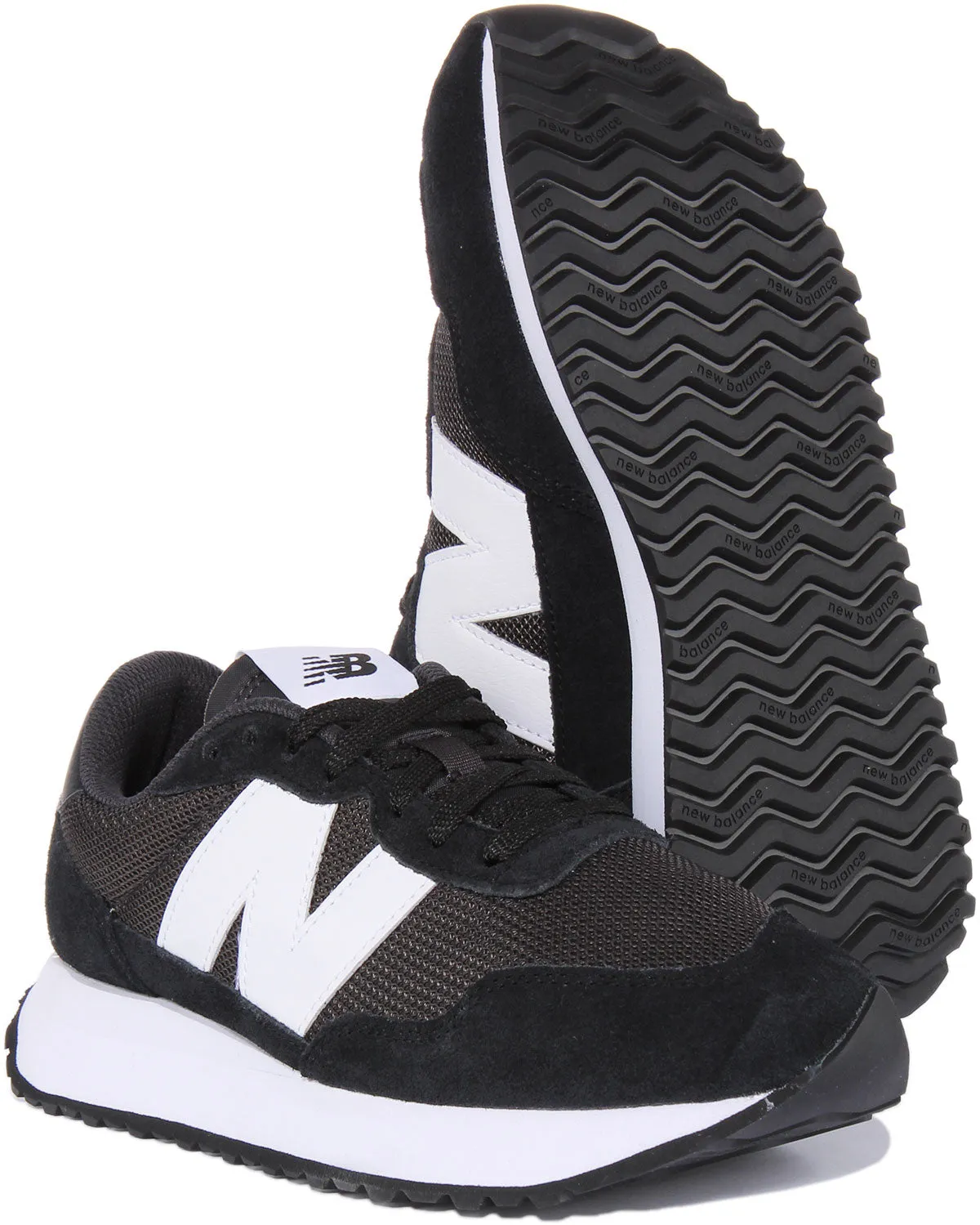 New Balance Ms237 En Noir Et Blanc Chaussures New Balance