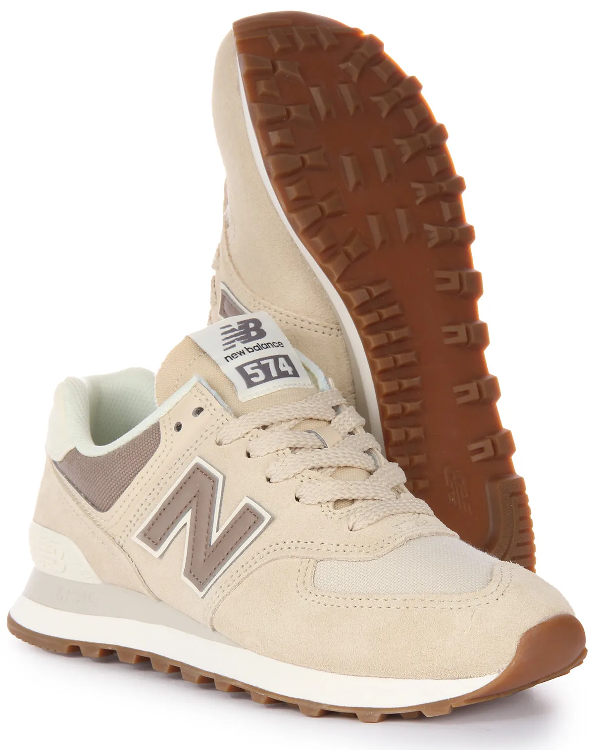 New Balance WL 574 NS2 en beige pour femmes Chaussures New Balance