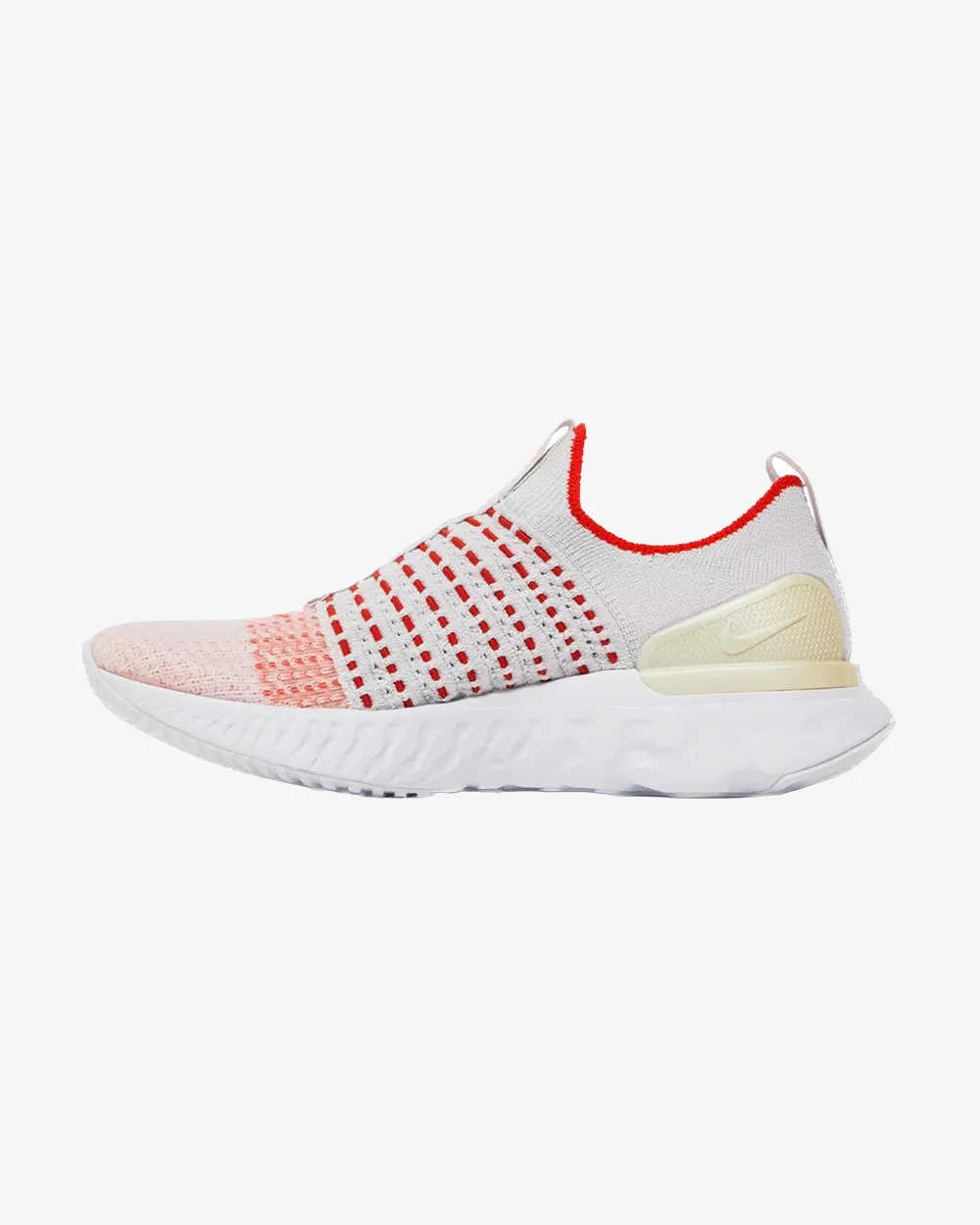 NIKE REACT PHANTOM RUN FLYKNIT 2 FEMME GRIS VASTE ORANGE