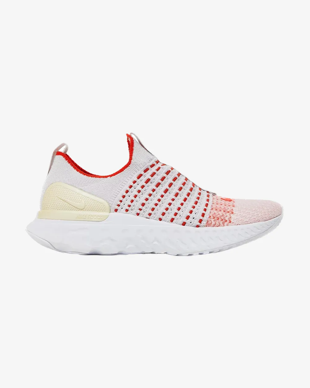 NIKE REACT PHANTOM RUN FLYKNIT 2 FEMME GRIS VASTE ORANGE
