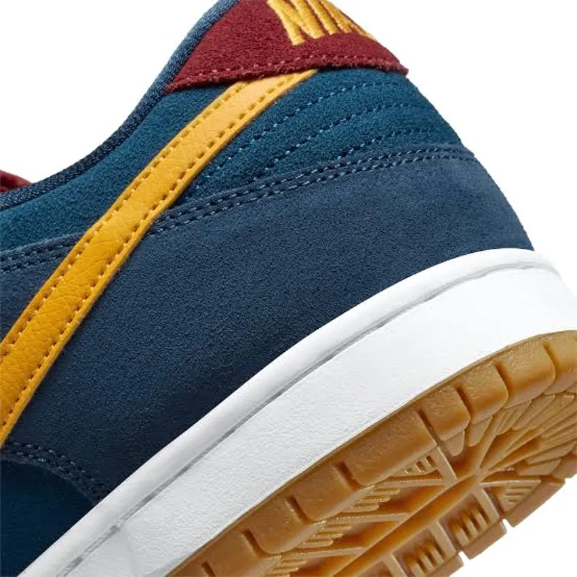 Nike SB Dunk Low Pro Premium Barcelone Bleu Marine Or Universitaire Rouge Gymnase Nike Dunk