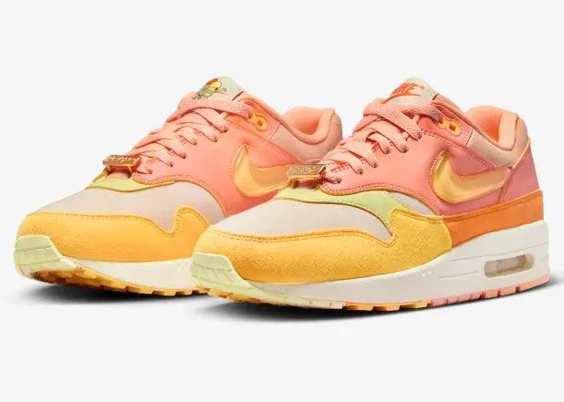 Nike	Baskets Nike Air Max 1 'Orange Givré Porto Rico'