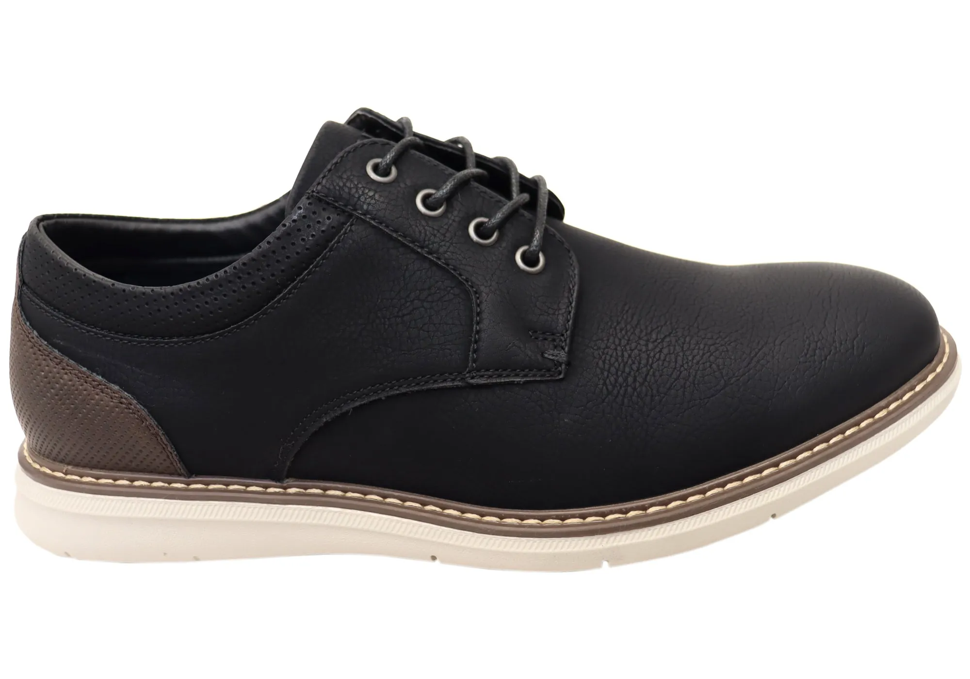Nunn Bush par Florsheim Chaussures Oxford Simples Chase pour Hommes EE Extra Large