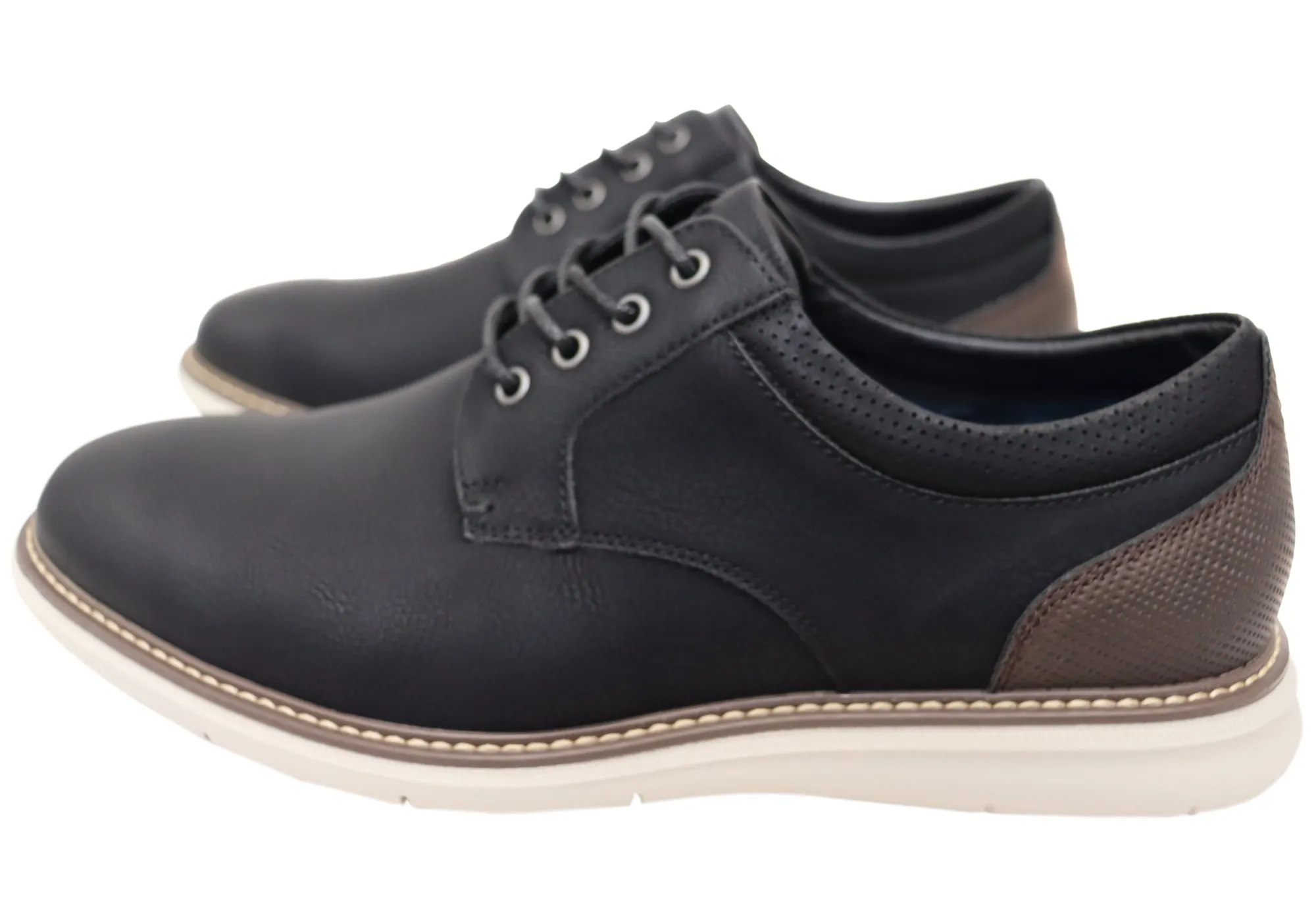 Nunn Bush par Florsheim Chaussures Oxford Simples Chase pour Hommes EE Extra Large