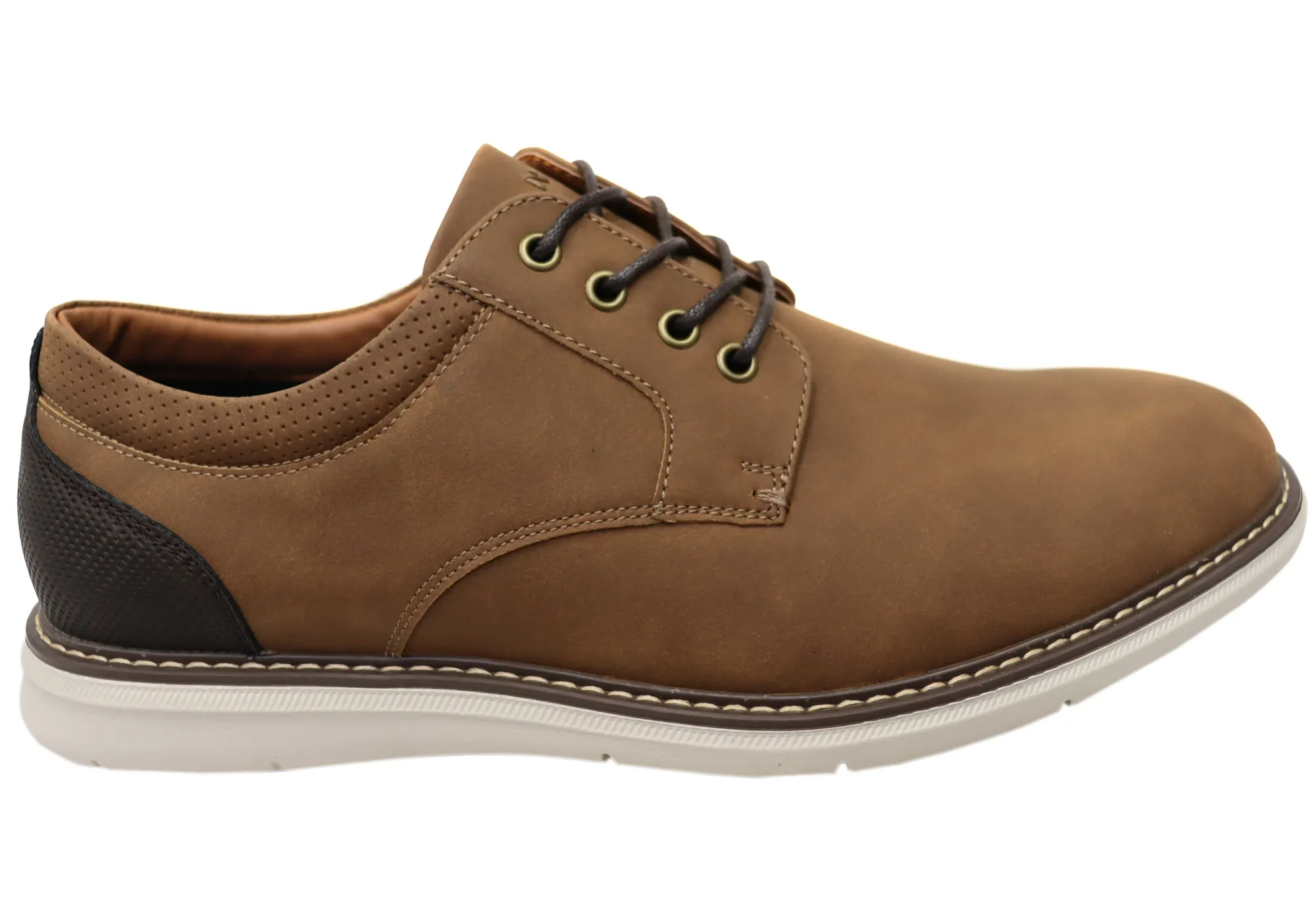 Nunn Bush par Florsheim Chaussures Oxford Simples Chase pour Hommes EE Extra Large