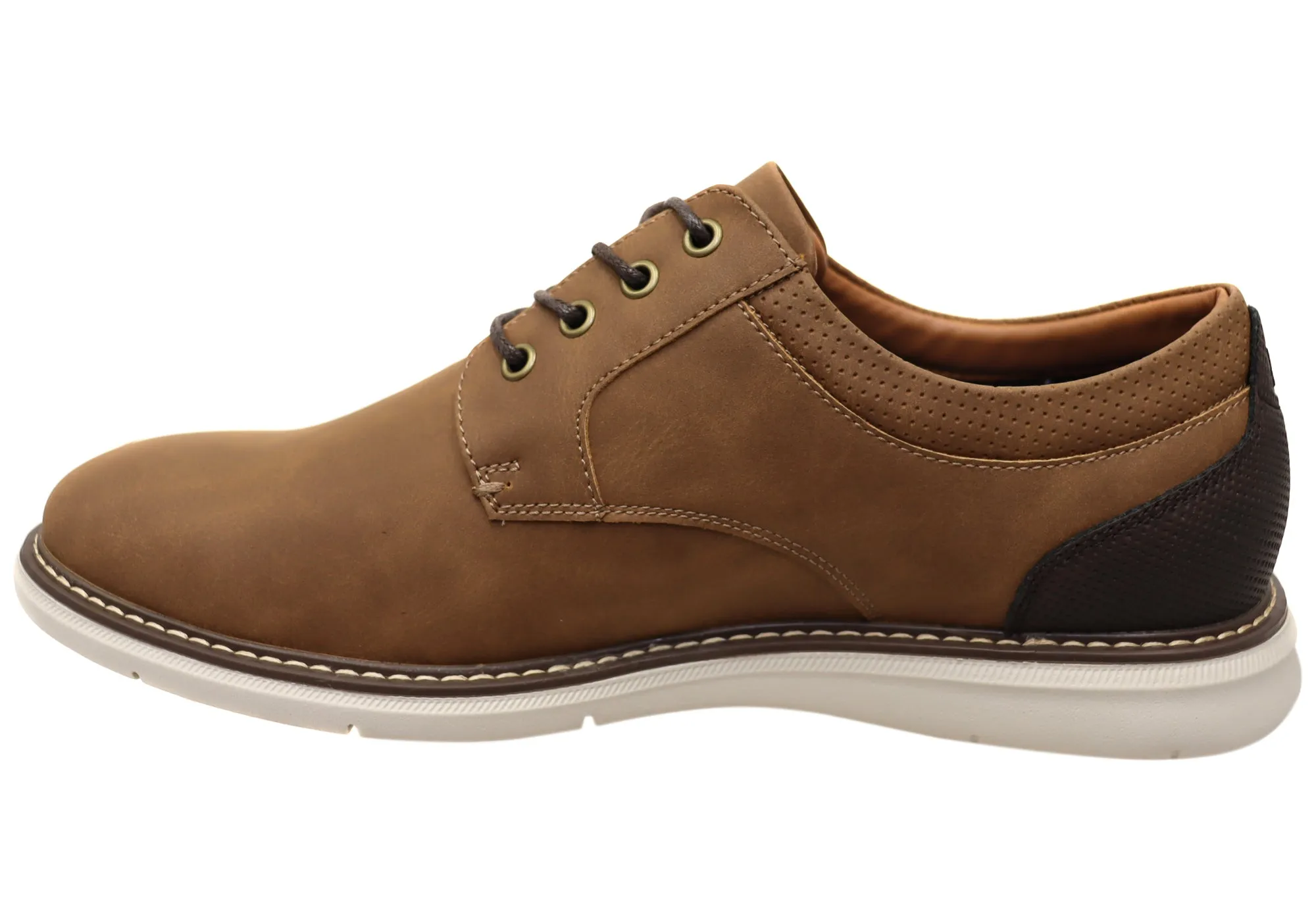 Nunn Bush par Florsheim Chaussures Oxford Simples Chase pour Hommes EE Extra Large