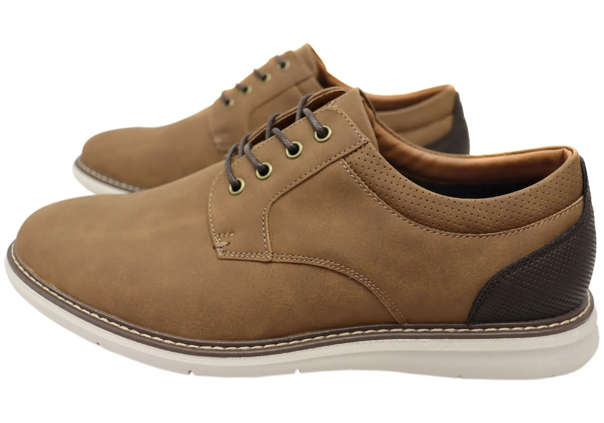 Nunn Bush par Florsheim Chaussures Oxford Simples Chase pour Hommes EE Extra Large