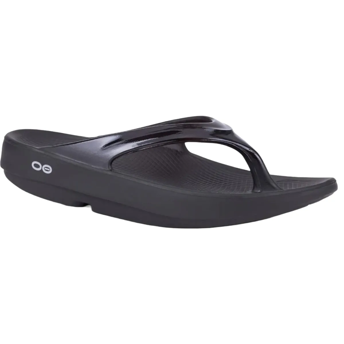 Oofos Oolala Slide Noir - 1400 Chaussures Oofos pour Femme