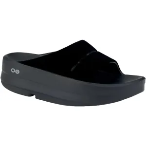 OOFOS OOmega OOahh Posh Sandal - Posh Black Shoes Oofos Women