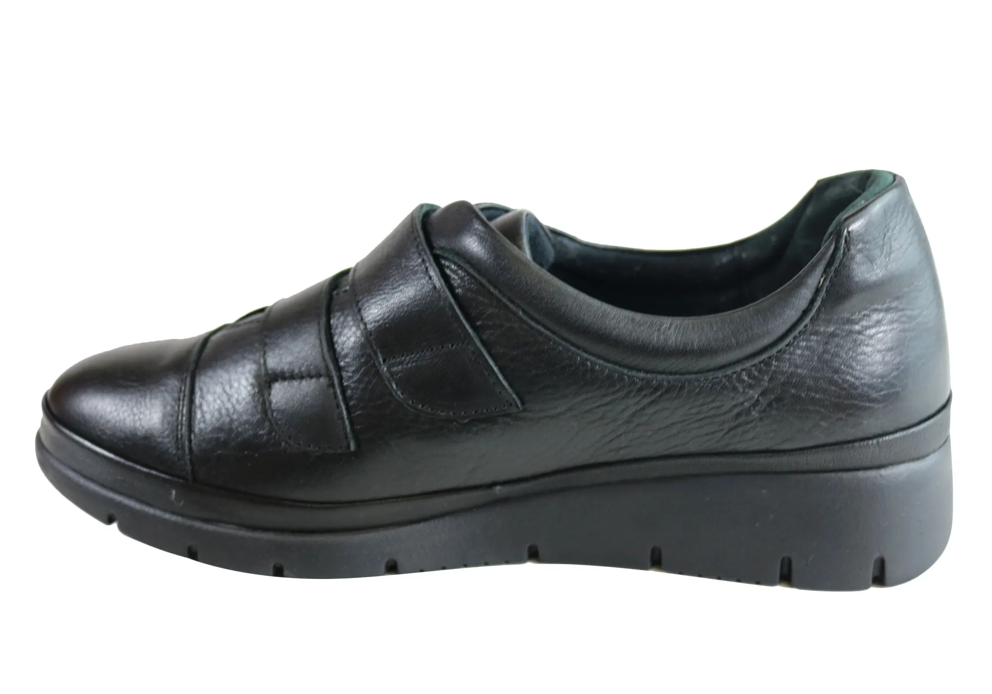 Orizonte Kerri Chaussures en Cuir pour Femmes à Bretelles Réglables Confort Européen Orizonte Shoes