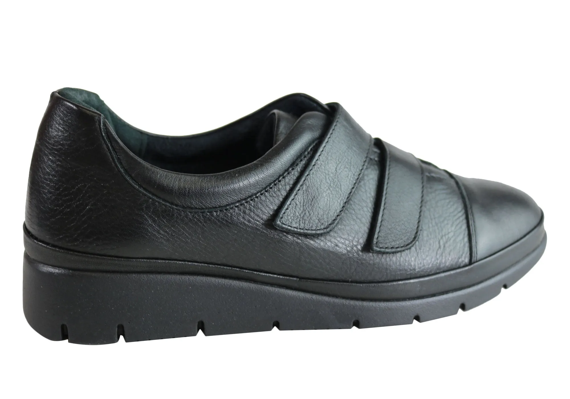 Orizonte Kerri Chaussures en Cuir pour Femmes à Bretelles Réglables Confort Européen Orizonte Shoes