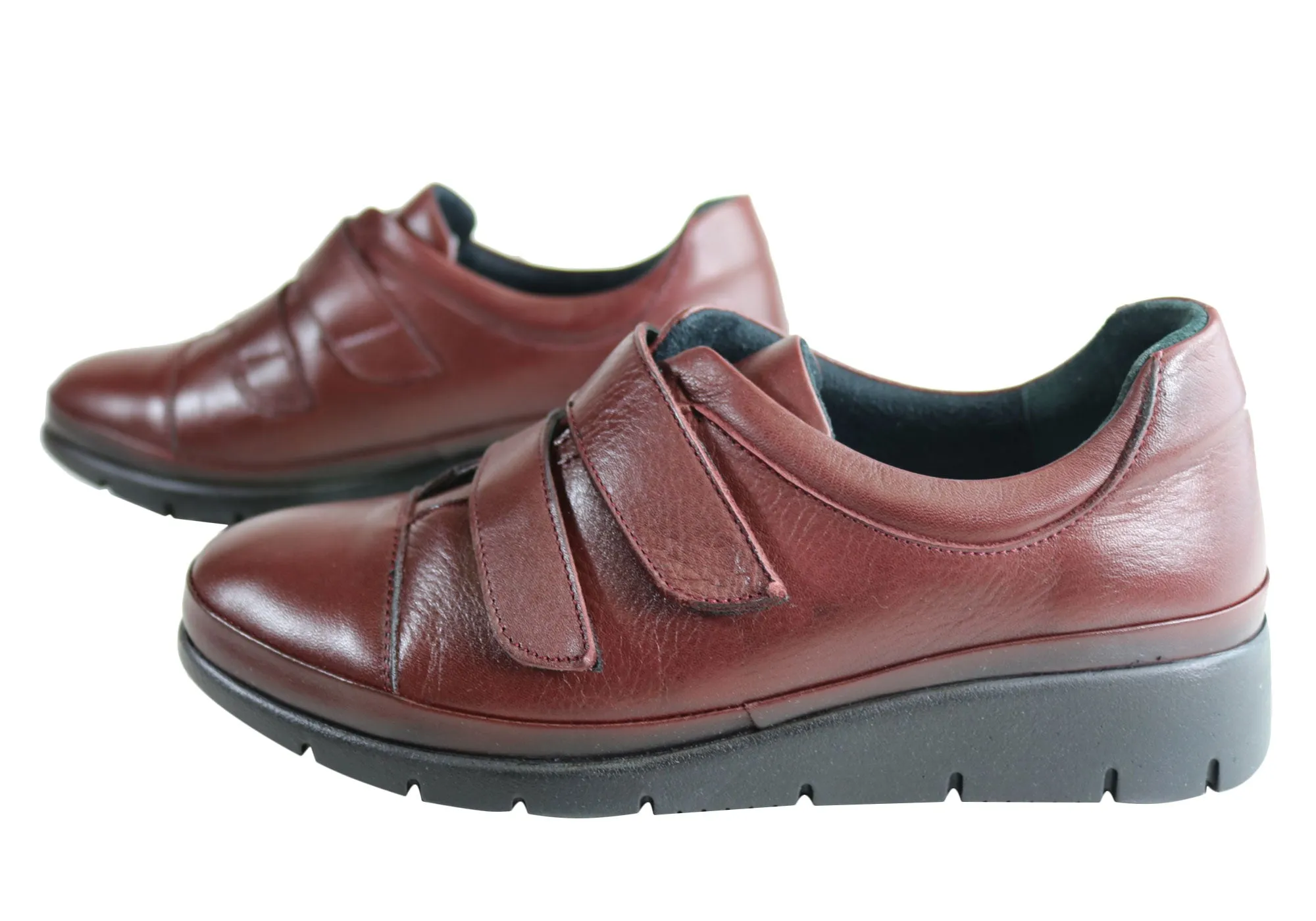 Orizonte Kerri Chaussures en Cuir pour Femmes à Bretelles Réglables Confort Européen Orizonte Shoes