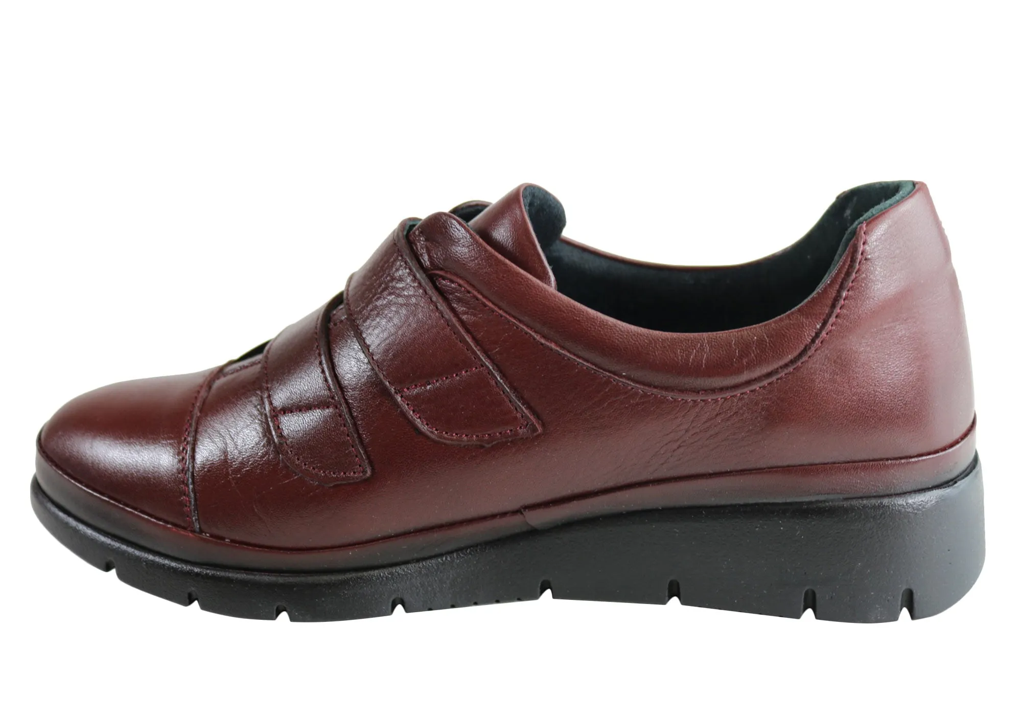 Orizonte Kerri Chaussures en Cuir pour Femmes à Bretelles Réglables Confort Européen Orizonte Shoes