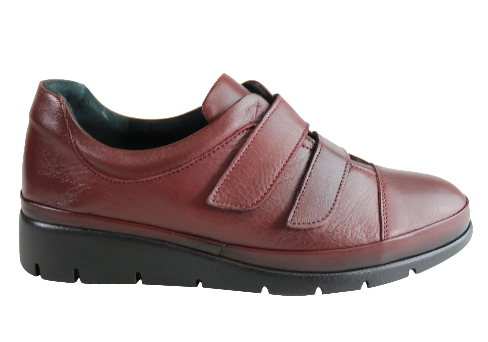 Orizonte Kerri Chaussures en Cuir pour Femmes à Bretelles Réglables Confort Européen Orizonte Shoes