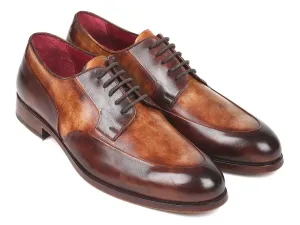 Paul Parkman Shoes Paul Parkman Men's Derby Shoes in Dual Tone Brown