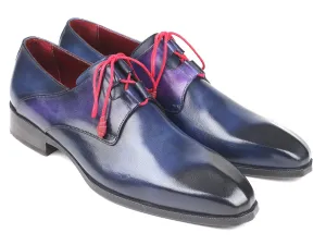 Paul Parkman Shoes Paul Parkman Men's Ghillie Lacing Dress Shoes in Blue