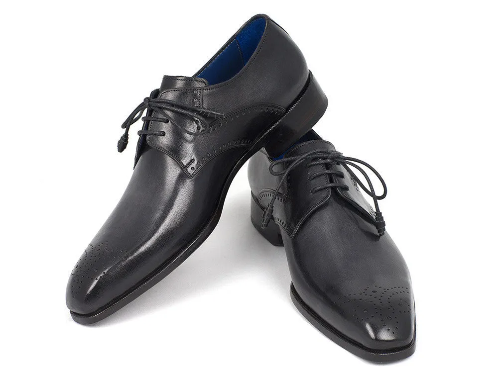 Paul Parkman Chaussures Paul Parkman Derby Homme à Bout Médaille en Noir