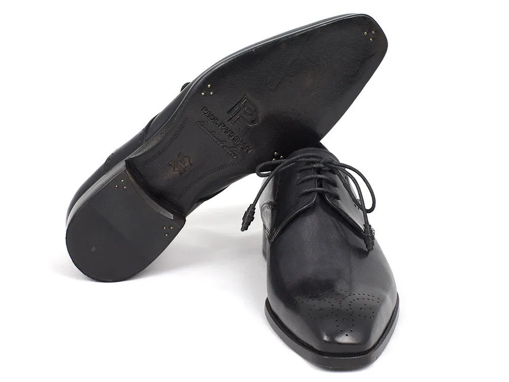 Paul Parkman Chaussures Paul Parkman Derby Homme à Bout Médaille en Noir