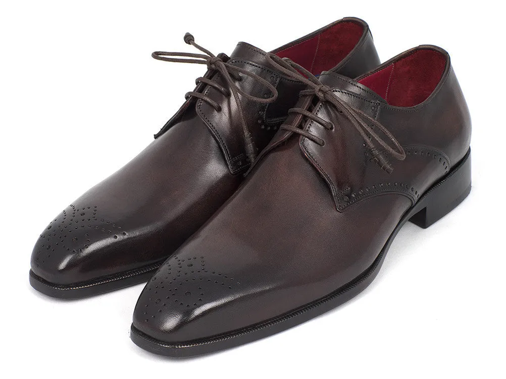 Paul Parkman Chaussures Paul Parkman Derby Homme à Bout Médaille en Marron