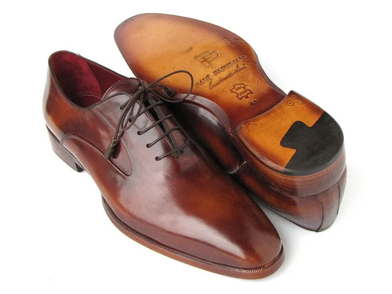 Paul Parkman Chaussures Paul Parkman Oxfords en veau à bout rond pour homme en marron