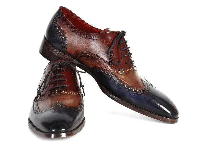 Paul Parkman Chaussures Paul Parkman Richelieu Homme en Bleu marine, Camel et Bordeaux