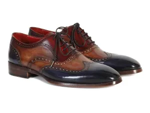 Paul Parkman Shoes Paul Parkman Men's Wingtip Oxfords in Navy, Camel & Bordeaux