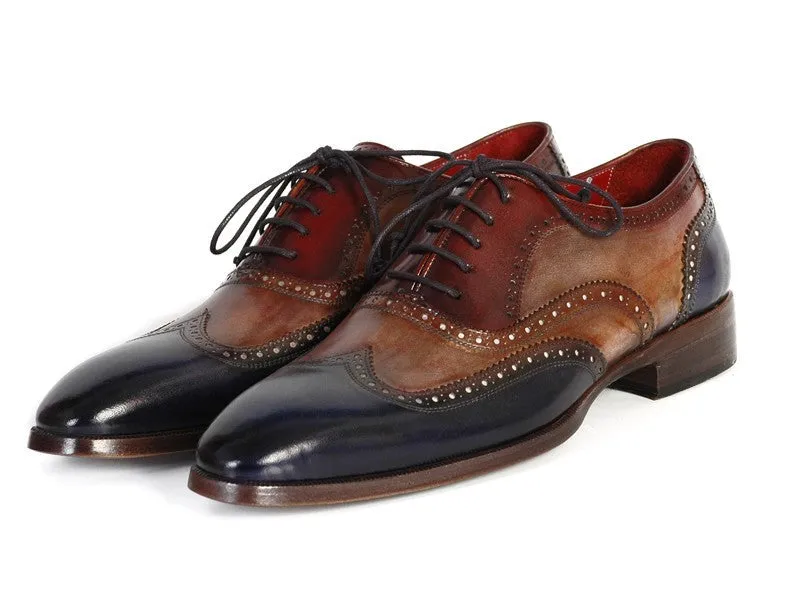 Paul Parkman Chaussures Paul Parkman Richelieu Homme en Bleu marine, Camel et Bordeaux