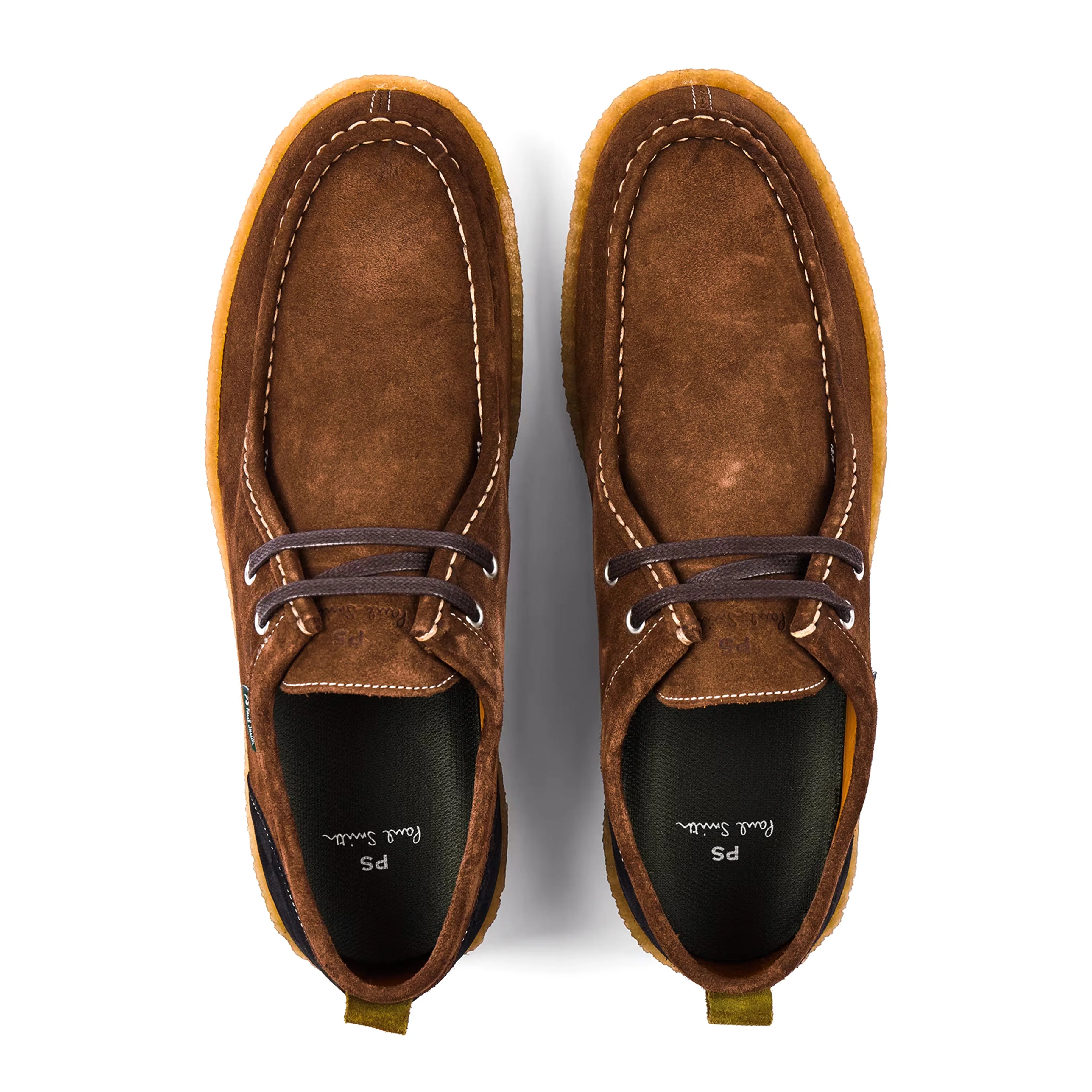 Chaussures Buster en daim Paul Smith marron foncé