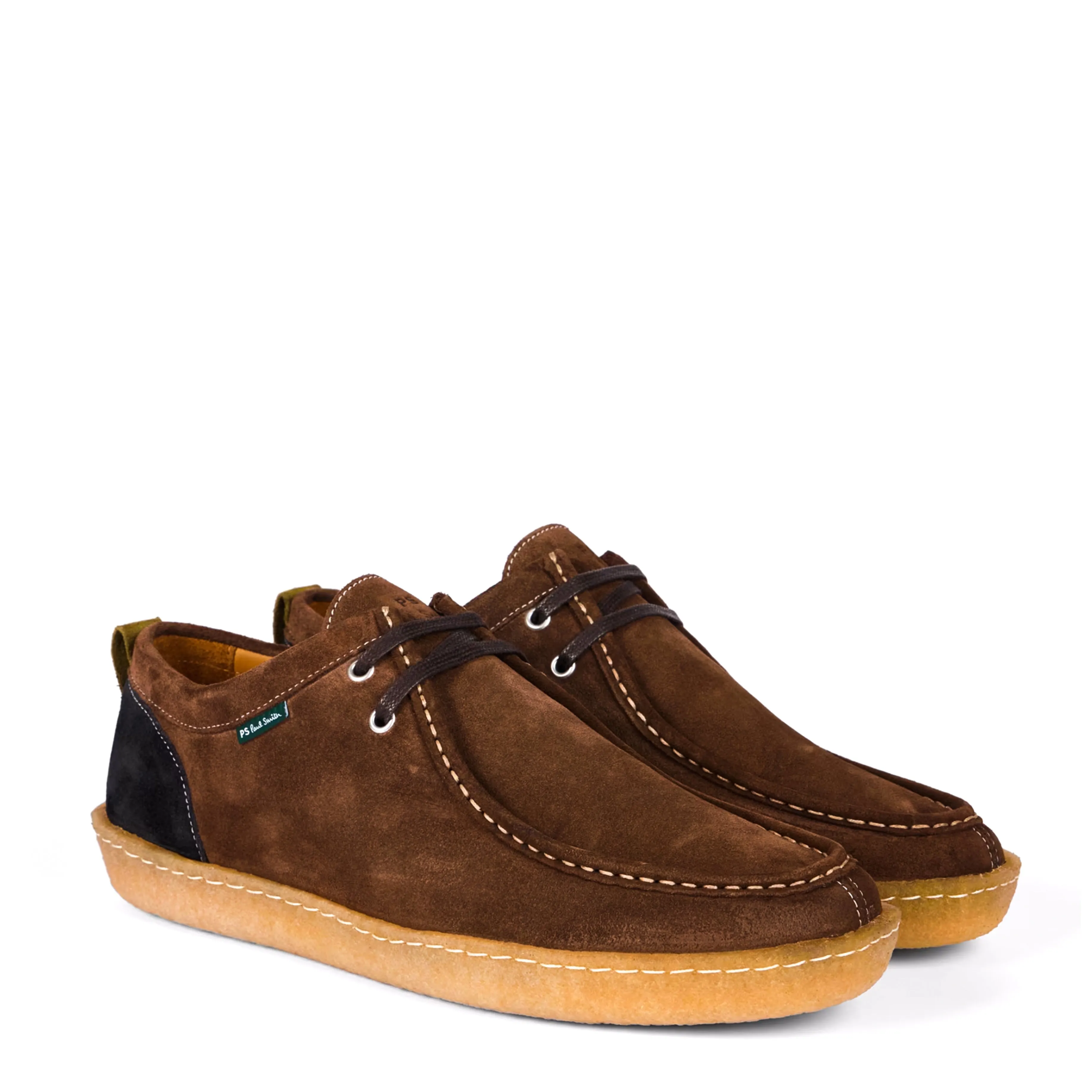 Chaussures Buster en daim Paul Smith marron foncé