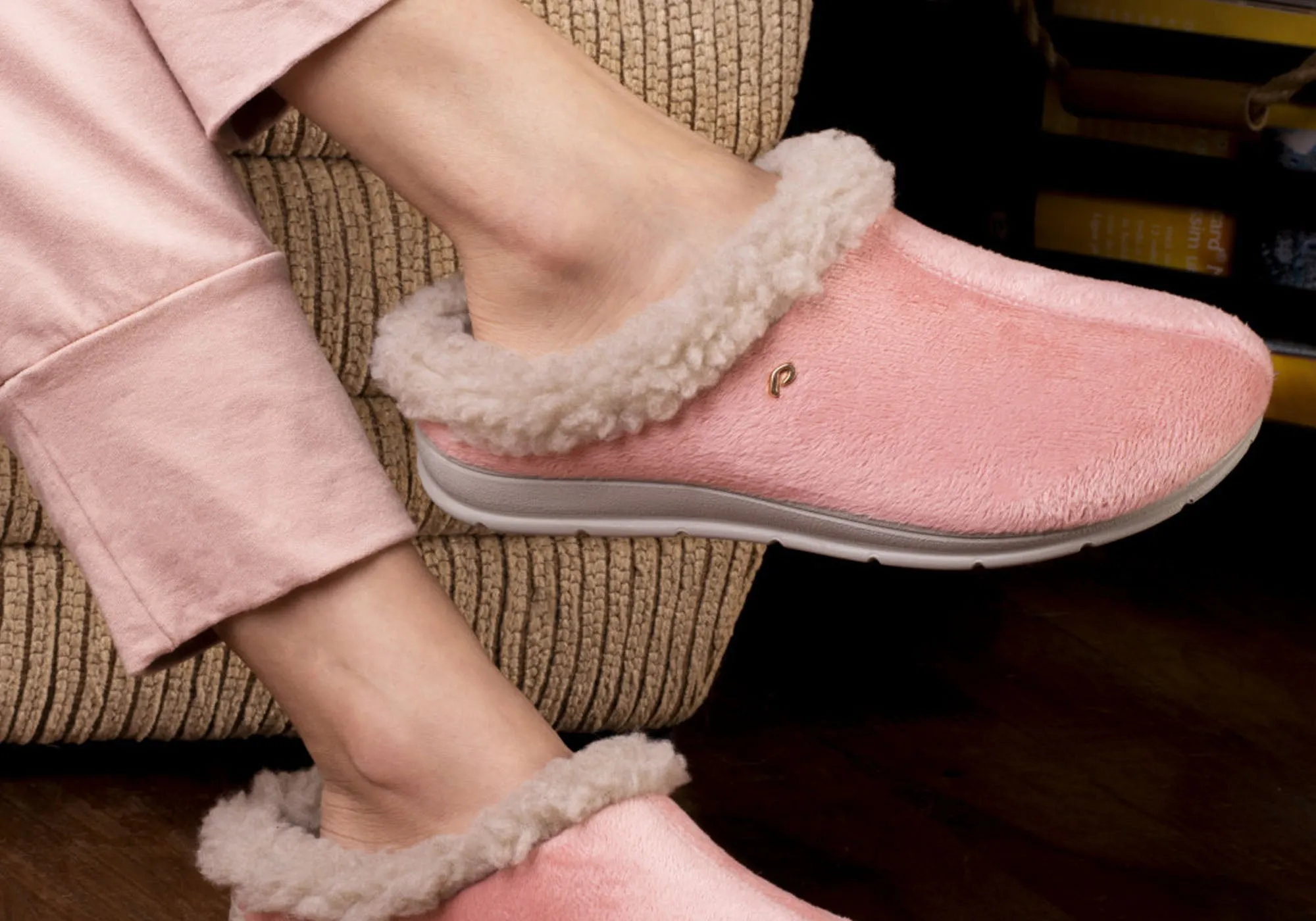 Pegada Marnie Chaussons Femme Brésiliens à Bout Fermé et Talon Ouvert, Chaussons Confort Pegada
