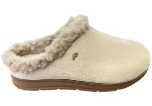 Pegada Marnie Womens Brazilian Closed Toe Open Back Comfort Slippers Pegada Shoes