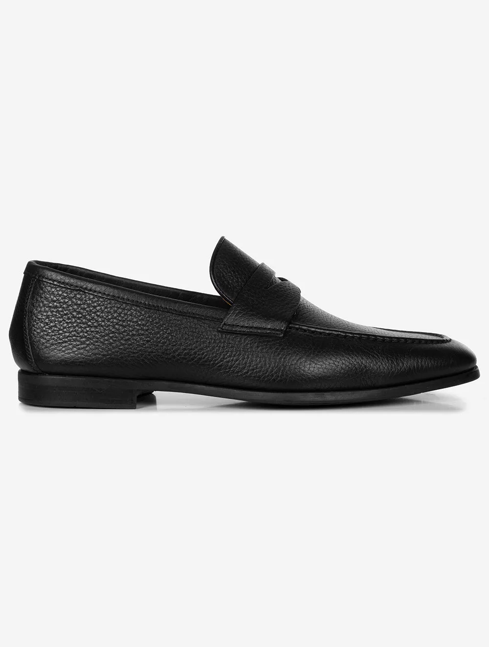 Penny Loafer en Cuir Noir
