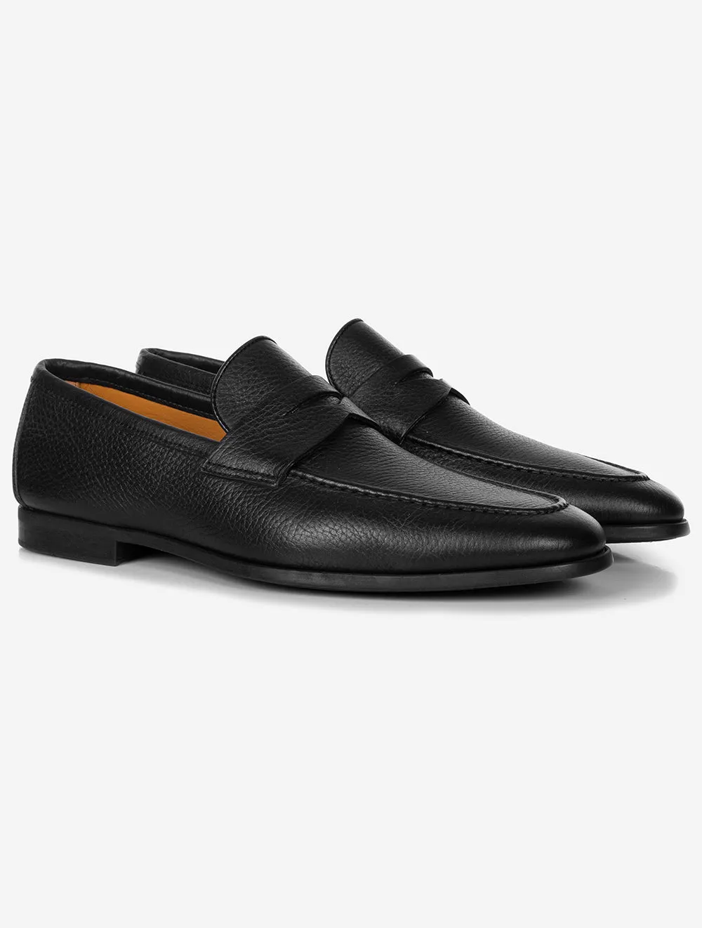 Penny Loafer en Cuir Noir