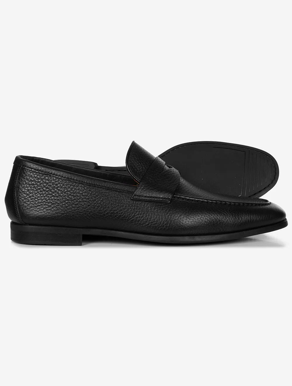 Penny Loafer en Cuir Noir