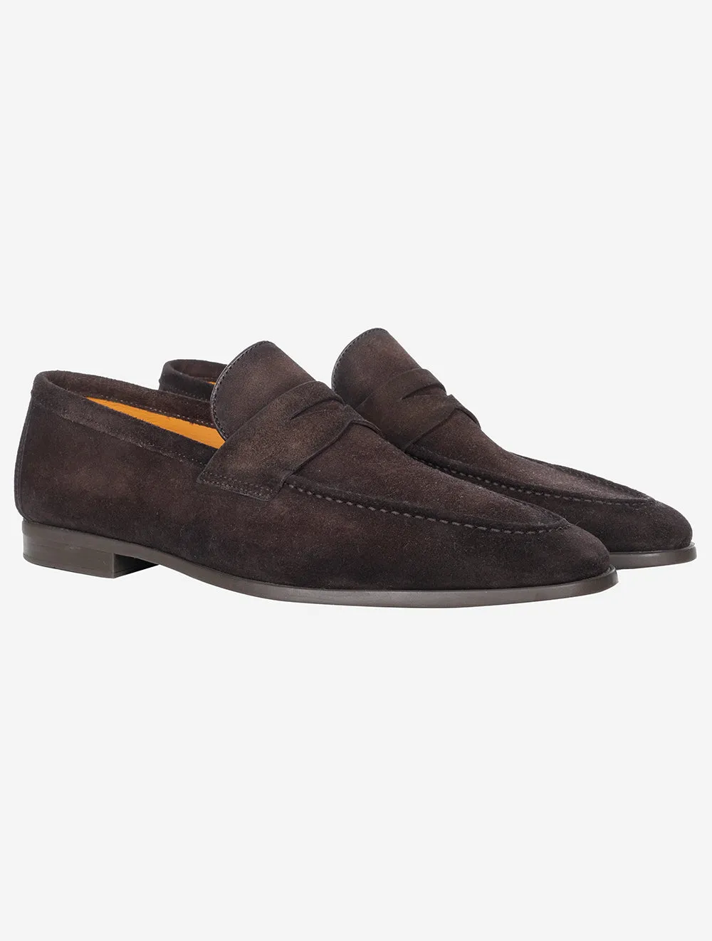 Penny Loafer en Daim Marron