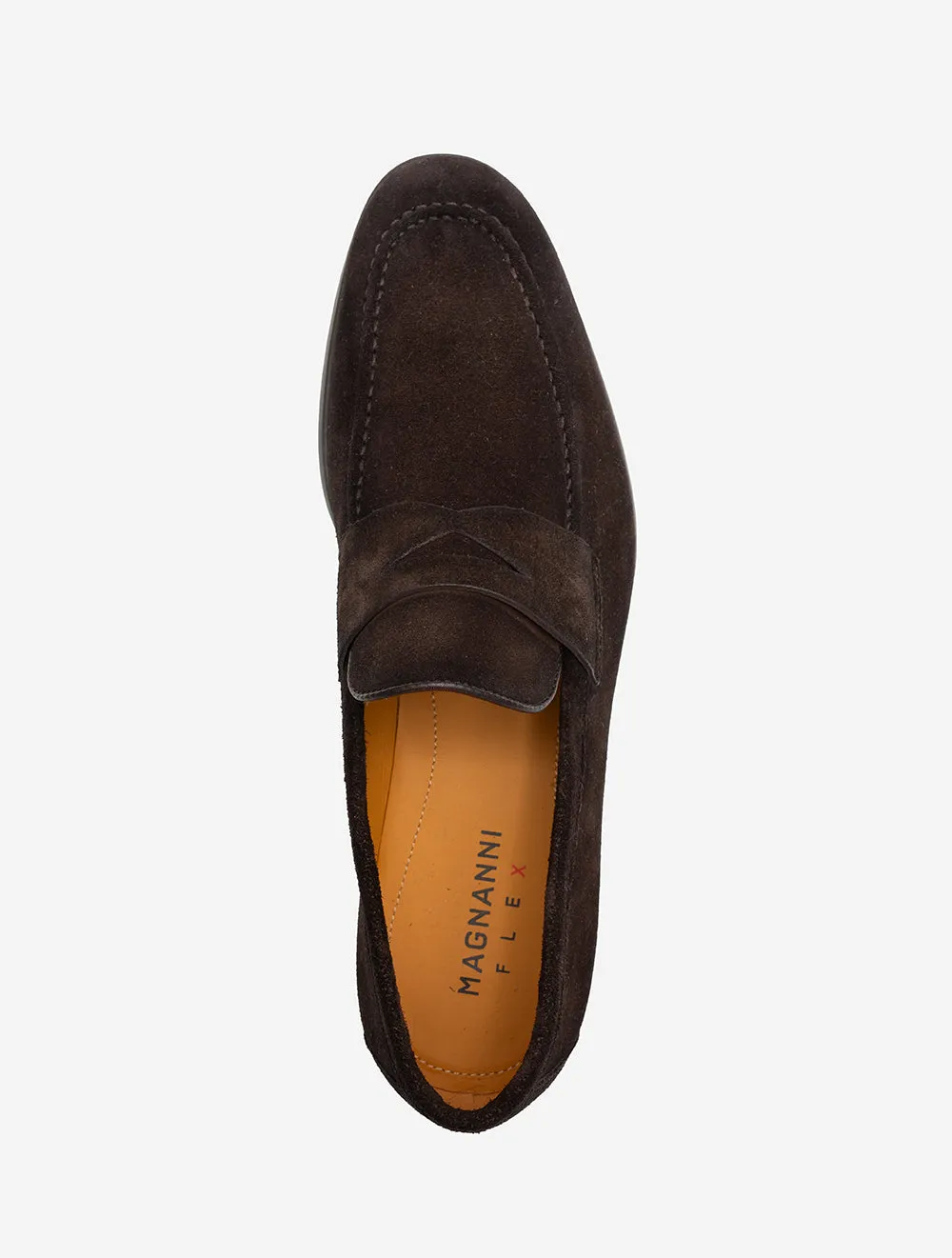 Penny Loafer en Daim Marron
