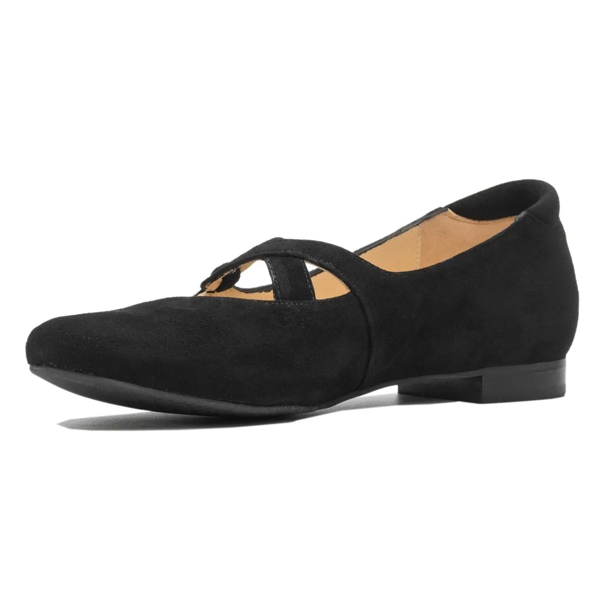 Pie Santo Femme Kat Suède Noir