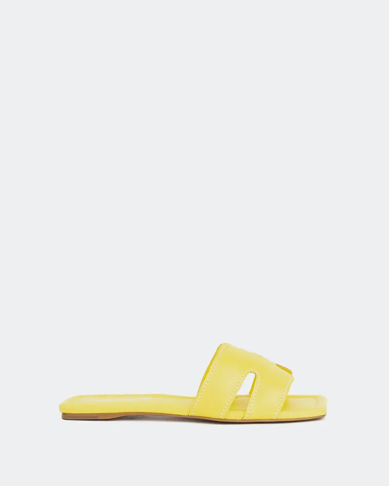 Placida Cuir Jaune