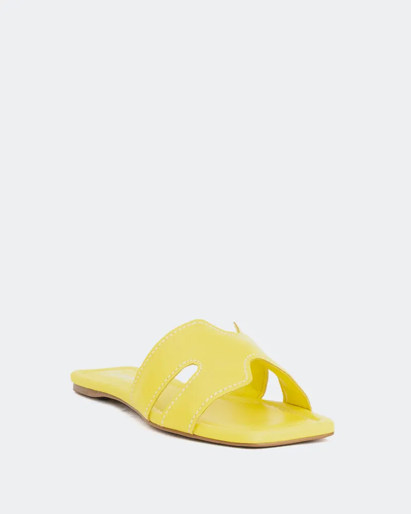Placida Cuir Jaune